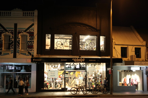 A new logo, refined, restrained signage and new lighting fits in well with the surrounding shops and streetscape of this avant-garde fashion strip.